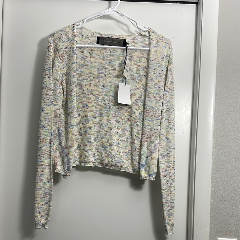 NWT. Multicolor Knit Women's Top